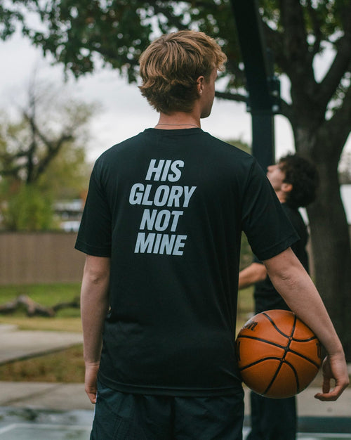 Black His Glory Not Mine Dri-Fit Tee