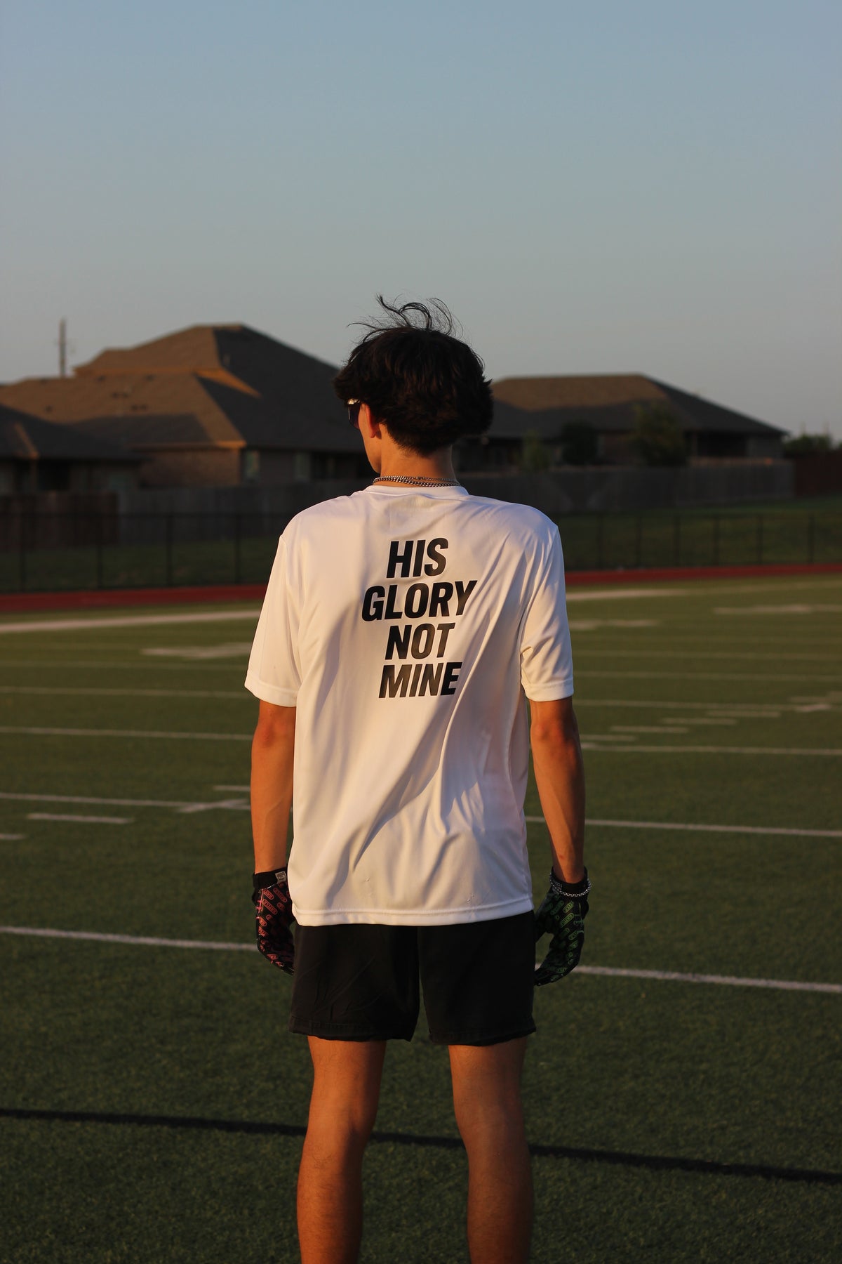 White His Glory Not Mine Dri-Fit Tee
